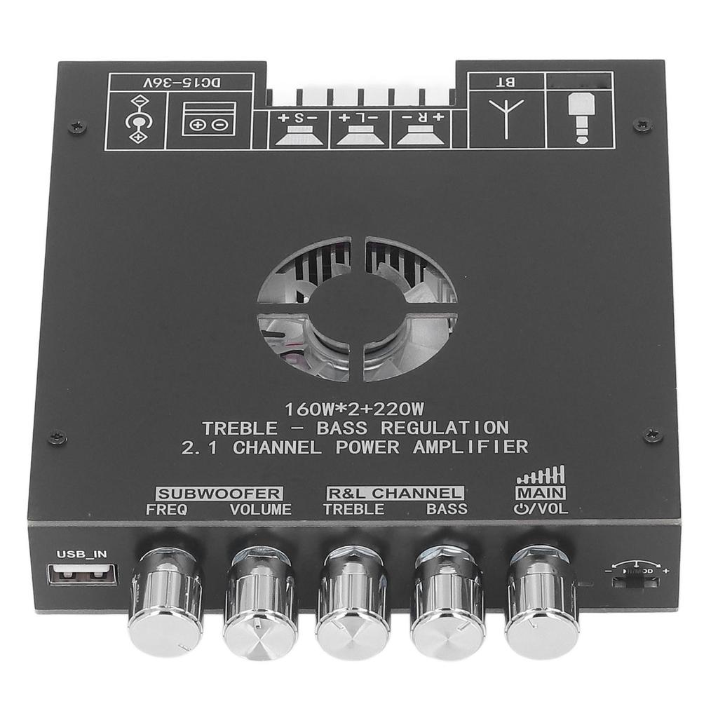 Модуль усилителя мощности звука с регулировкой высоких и низких частот, плата усилителя мощности Bluetooth для магазина