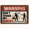 Vintage Danger Caution Metal Sign Warning Notice Zone Tin Sign Wall Decor For Home Bars Garage Cafe Club Man Cave Pubs Plaque