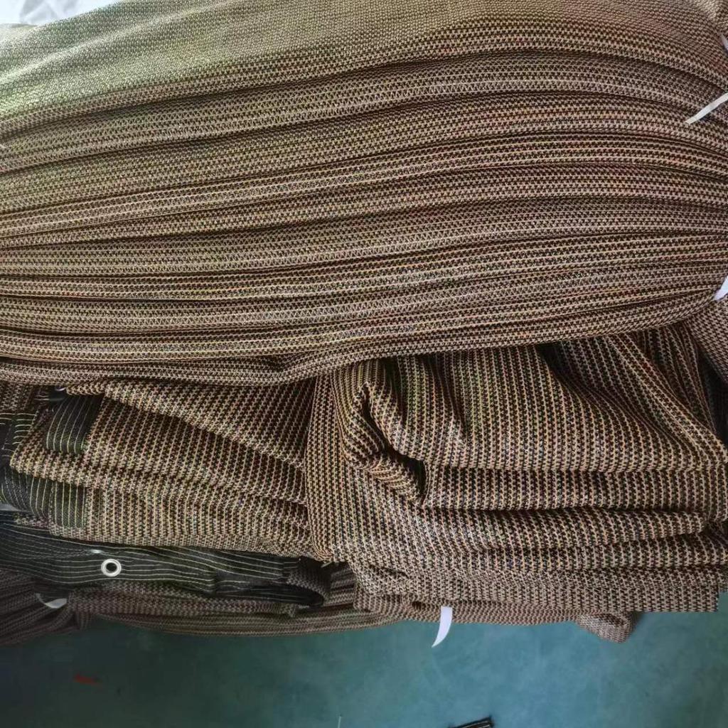 Кофейный цвет Ветрозащитная и пылезащитная утолщенная затеняющая сетка для крыши, балкона, автомобиля, цветов, пруда с рыбами