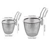 1Pcs Cooking Utensils Hot Pot Strainer Long Handle Frying Filter Basket Mesh Strainer Spoon