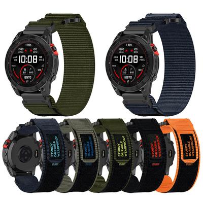 QuickFit 22 мм 26 мм тактический нейлоновый ремешок для Garmin Fenix 7X 7 7S 6X 6 Pro 6S 5 5X Plus Smart Watch Band Bracelet Enduro 2