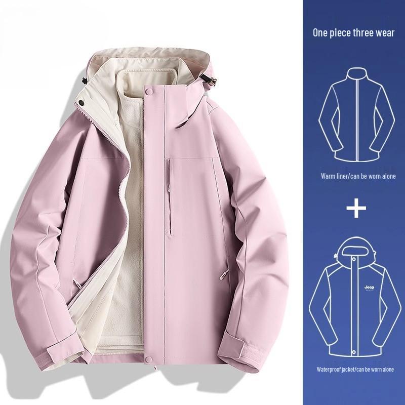 Camel Outdoor Женская водонепроницаемая пуховая парка 3-в-1 для зимнего туризма и альпинизма