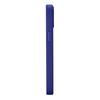 iPhone 14 Plus Magnetic Leather Case with MagSafe Litchi Premium Leather Case Navy Blue