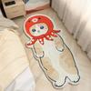 Cat Imitation Cashmere Carpet Kawaii Bedroom Bed Blanket With Cute Cartoon Plush Household Rug On Living Room Floor