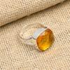 Honey Topaz Gemstone 925 Sterling Silver Handmade Jewelry Lovely Ring Ring For Women