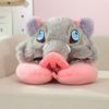 Role Playing Prop Wild Boar Head Plush Hat Devil Killer Hashibira Inosuke Warm Headpiece Japanese Anime Plush Hat