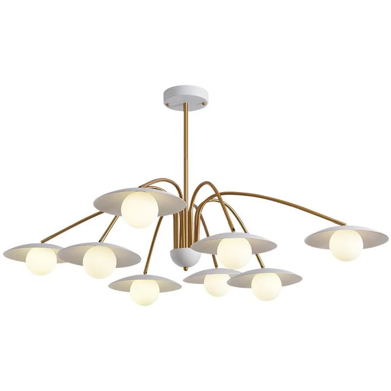 Лампа для защиты глаз капля воды скандинавская люстра для гостиной свет роскошный простой светильник для спальни и столовой