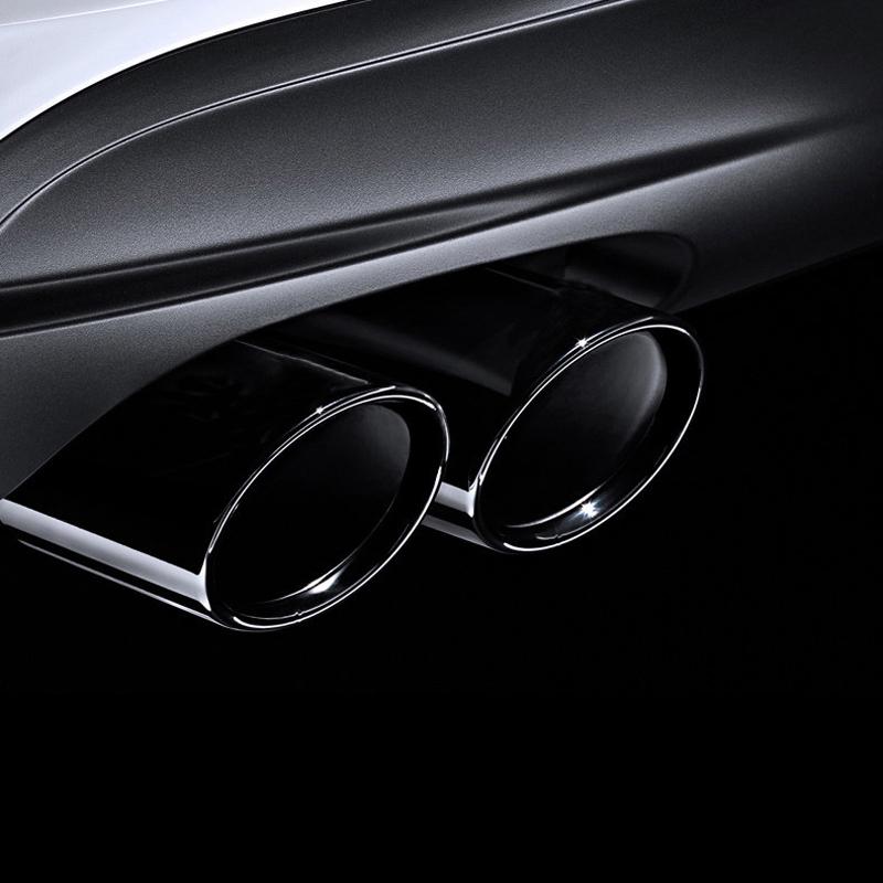 Для BMW 1 2 3 4 5 Серии X1 3GT F20 F22 F30 F32 F34 F36 F10 F48 Авто-стайлинг Нержавеющая сталь Насадки на глушитель выхлопных труб автомобиля