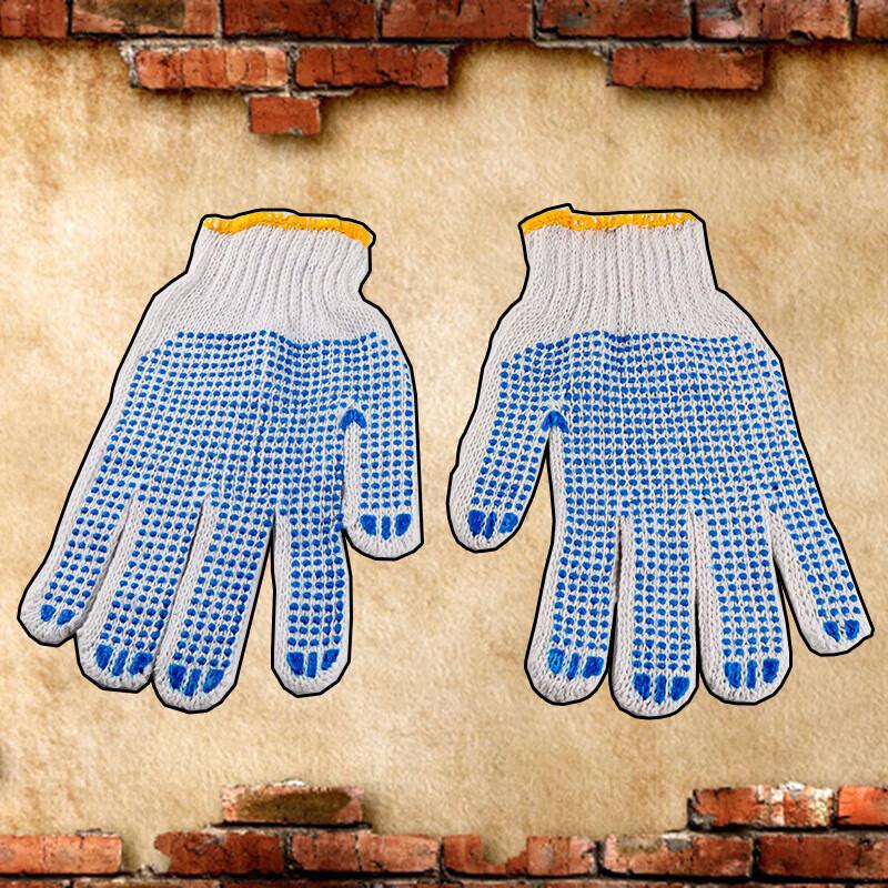 Feier Dotted Cotton Work Gloves