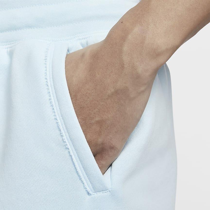 Nike Спортивные повседневные шорты с логотипом Club Letter, средней посадки, мужские шорты Glacier-Blue DX0503-474