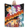 Мультяшное комиксное одеяло Futurama Качественное теплое плед Зима Девочки Мальчики Диван Кресло Диван Кровать Смешное покрывало