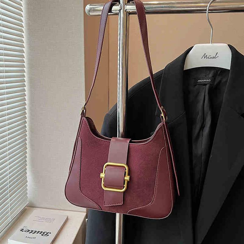 Осенне-зимняя женская сумка на одно плечо подмышкой, роскошная фактура из искусственной замши, сумки для дальних поездок, винтажные универсальные сумки через плечо