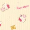 Детский стеганый пижамный комплект Sanrio, вязаное одеяло, хлопок, эластичный пояс, место для имени