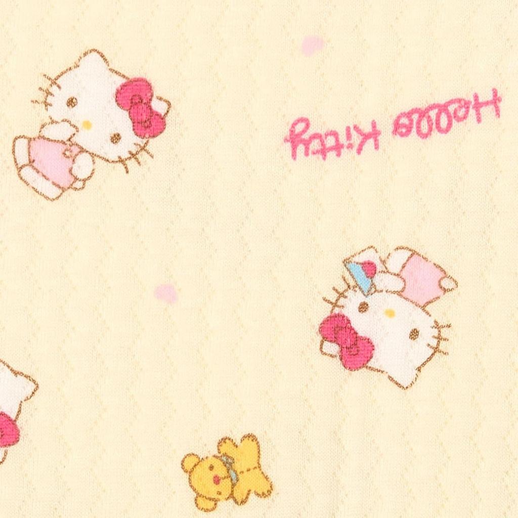 Детский стеганый пижамный комплект Sanrio, вязаное одеяло, хлопок, эластичный пояс, место для имени