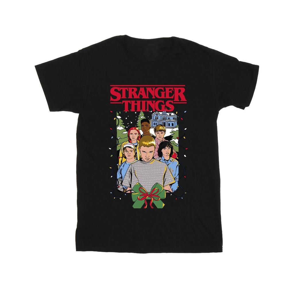 Netflix Boys Stranger Things Christmas Poster T-Shirt