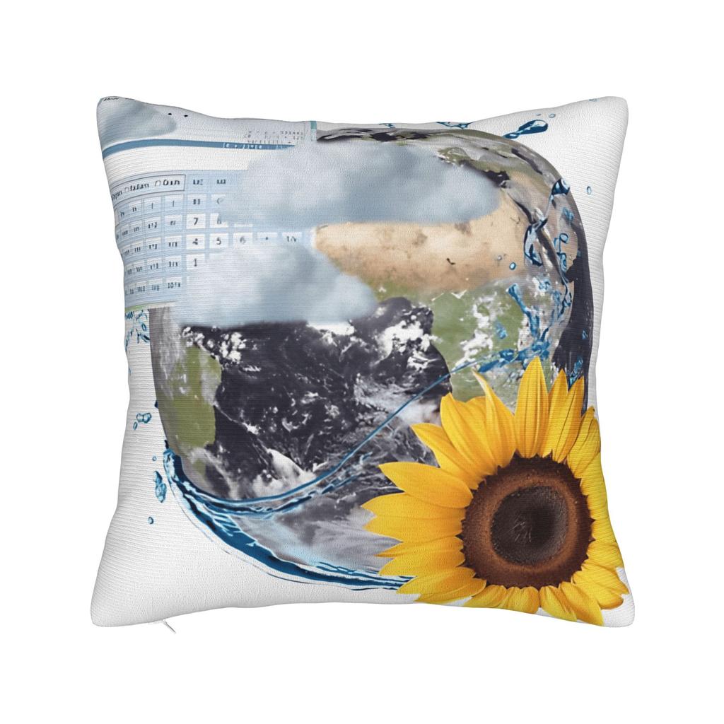 Наволочка с принтом кота в стиле Frutiger Aero Наволочка для стула, дивана, домашнего декора, современные наволочки