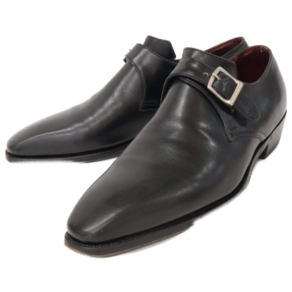 CORTHAY Monk Strap Leather Shoes Shoes Not Listed blackUsed