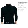 Men Turtleneck Top Long Sleeve Base Shirt Slim Fit Pullover Casual Warm Tee for Fall Winter Daily Wear Home Office
