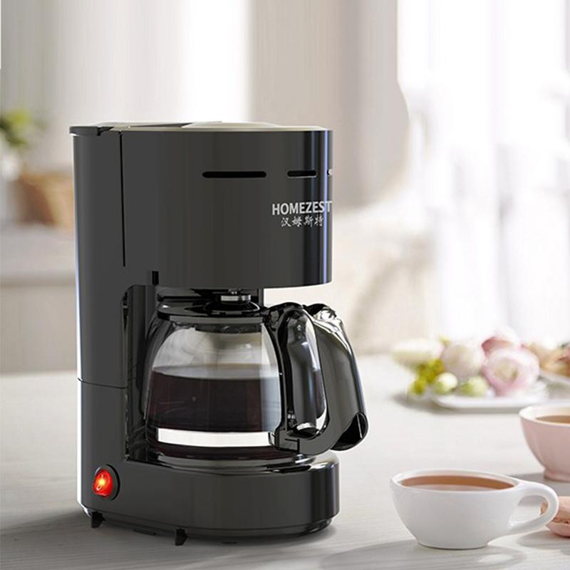 Умная кофемашина электрическая кофеварка многофункциональная американская кофеварка 4-6 чашек высокотемпературный стеклянный горшок автоматическая 600 Вт