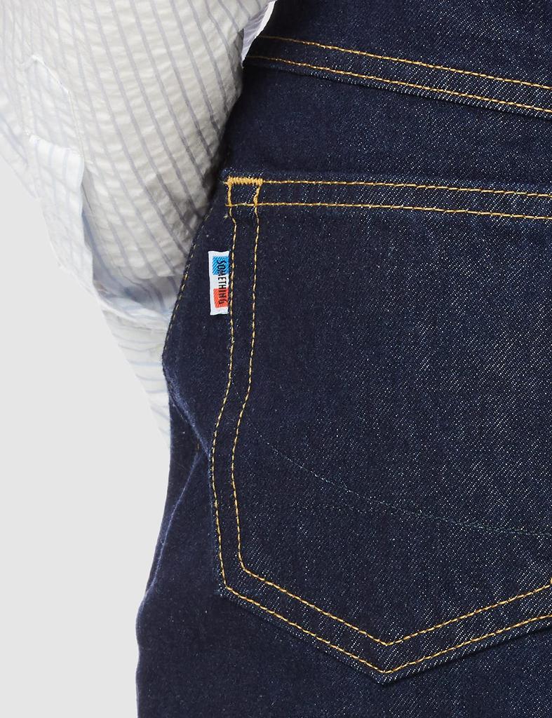 Что-то Вместительное Узкие Джинсы цвета индиго W-FRONT [Сделано в Японии] Женские