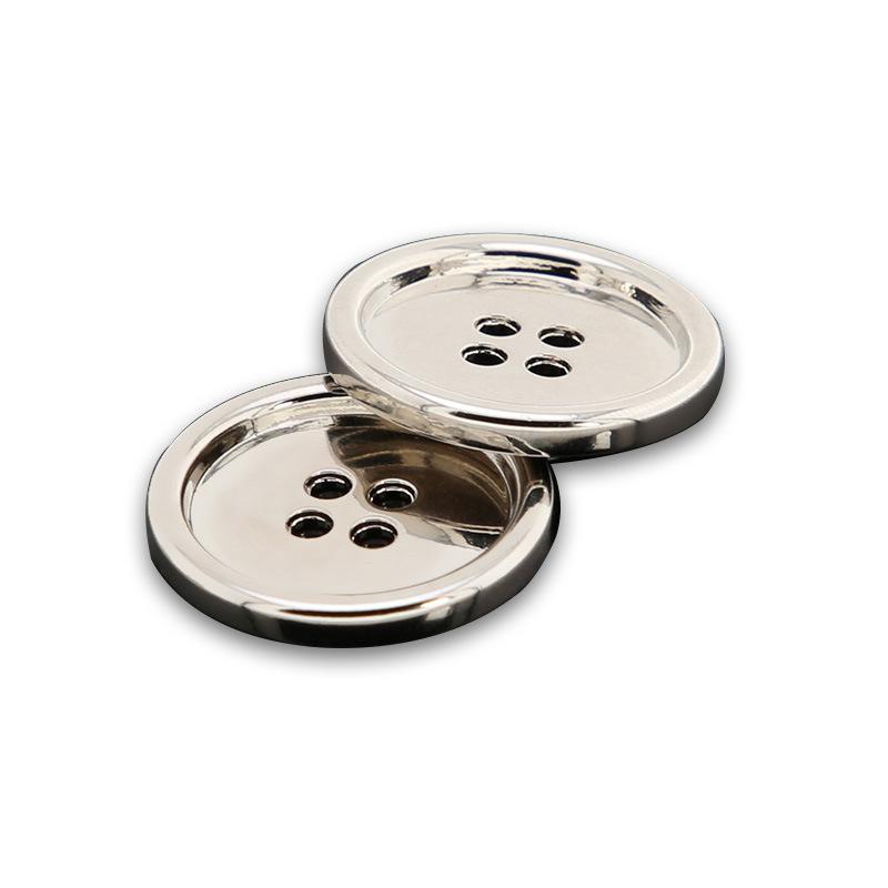 Универсальные круглые металлические пуговицы для мужских и женских костюмов, пальто, ветровок и рубашек