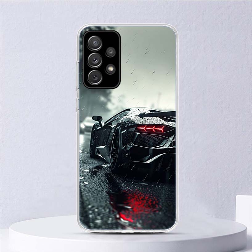 Крутой Мужской Мужчины Спортивные Машины Мягкий Чехол Для Samsung Galaxy A16 A15 A14 A13 A56 A55 A54 A53 Чехол Для Телефона A26 A36 A25 A35 A24 A34 A23 A
