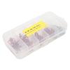 100PCS with Double Split Rings Treble Fishing Hooks Fishing Hooks Kit  Freshwater Fishing
