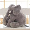 40cm 60cm 80cm Kawaii Plush Elephant Doll Toy Kids Play Back Cushion Cute Stuffed Elephant Child Accompany Doll Xmas Gift