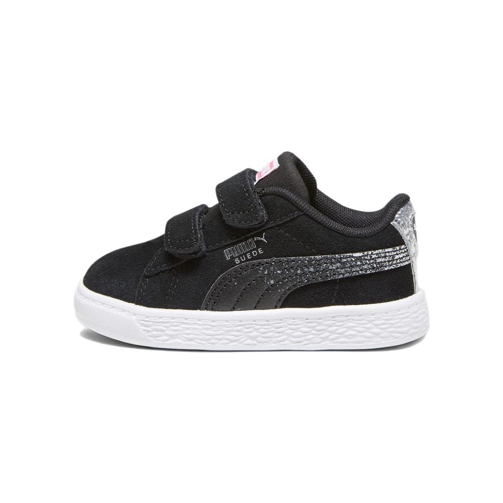 Puma Suede Classic Little Kid Starry Night - Black Kids Sneakers Silver 392541-02