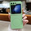 Официальный жидкий силикон для чехлов Magsafe Magnetic Phone Cases для Samsung Galaxy Z Flip Z Flip 6 5 4 3 Wireless Charging