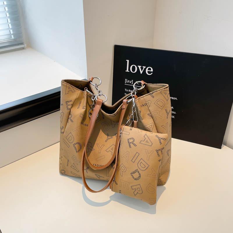 Модная принтованная ретро сумка на плечо женская новая ранняя осень большая вместимость сумка для мамы и ребенка дорожная повседневная сумка-тоут