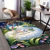 Office Carpet Soft and Comfortable Sofa Rug for Under Chairs, Protection Mat with Cute Teddy