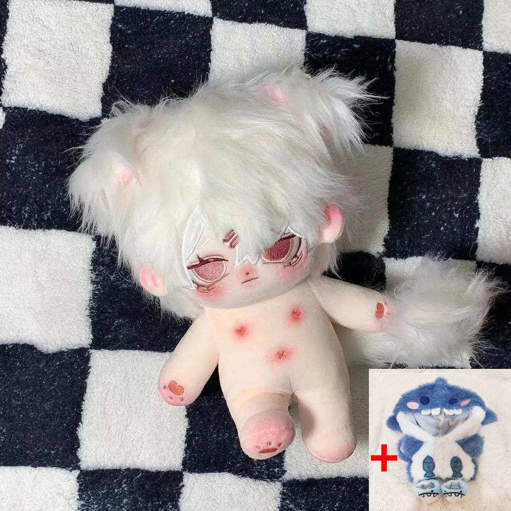 20 см хлопковая кукольная одежда толстовки с капюшоном в виде акулы мультяшное пальто с животными плюшевая кукла мягкая фигурка кукла переодевание игра подарки