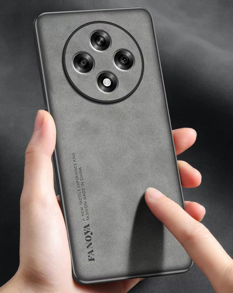 Reno12f S Роскошный чехол из овчины для Oppo Reno 12 Fs Reno12 F 5g 12f 12fs 4g Мужской деловой ретро-чехол для задней крышки Reno12fs Shell