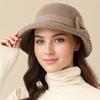 Женская модная универсальная утепленная шапка для защиты ушей, легкая и удобная ветрозащитная повседневная панама