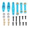 Aluminum Alloy Ball Bearing Crank Steering Set for Tamiya TT02 110 RC Car Upgrade Parts