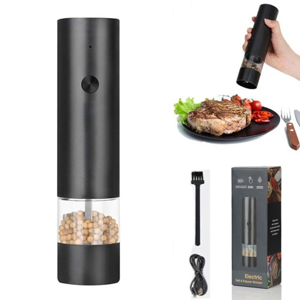 Adjustable Coarseness Auto Spices Grinders Electric Cooking Tool Salt and Pepper Grinder Kitchen