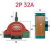 32A / 63A / 100A Power Disconnect Switch 2 Pole Double Throw Switch Knife Disconnect Switch