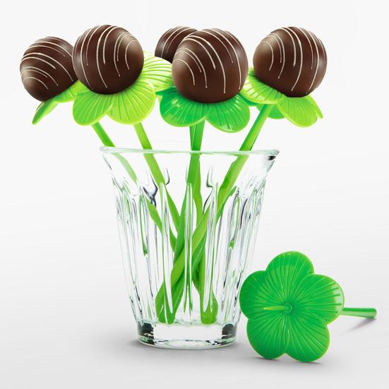 Практичные фруктовые зубочистки многоразовые пластиковые декоративные