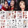 Waterproof Realistic Halloween Horror Tattoo Stickers