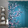 Розовая Персиковая Голубая Занавеска для Душа на Фоне, Декоративная Занавеска для Душа для Ванной Комнаты, Водонепроницаемая Занавеска для Душа с Крючками