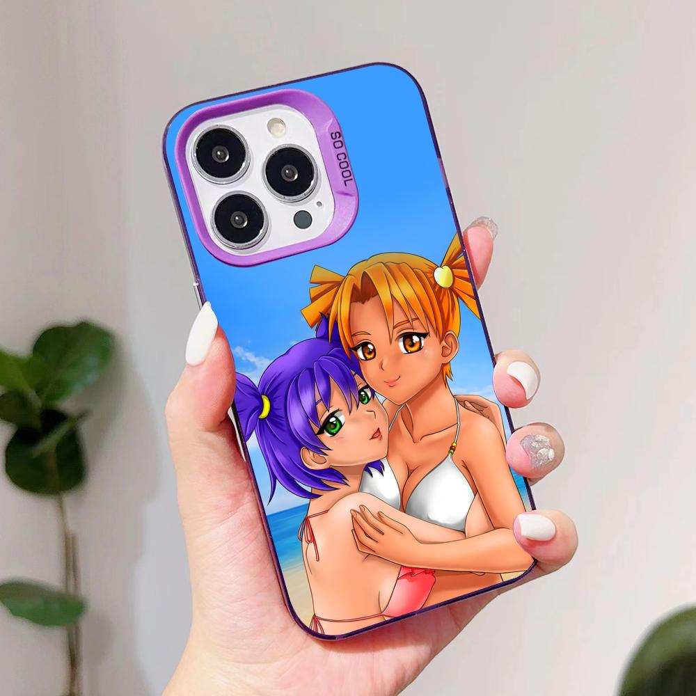 Everlasting Summer Alisa Purple Translucent Mobile Phone Case for iPhone 17 16 15 14 13 12 11 X XR XS Air Pro Max Plus Cover