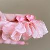 Серьги-сетка с цветами из смолы и серебряной иглой: Роскошные, Сладкие, Свежие и Элегантные Женские Украшения в Стиле Мори