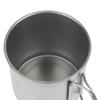Кофейная кружка из титановой стали со складной ручкой, походная кружка для воды, посуда для горячих и холодных напитков