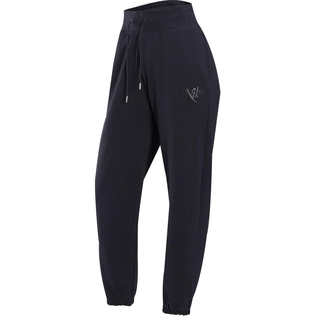 Nike Sportswear Phoenix Fleece Oversize Drawstring Comfortable Casual Knit Sweatpants Women Bottoms Black HQ4870010