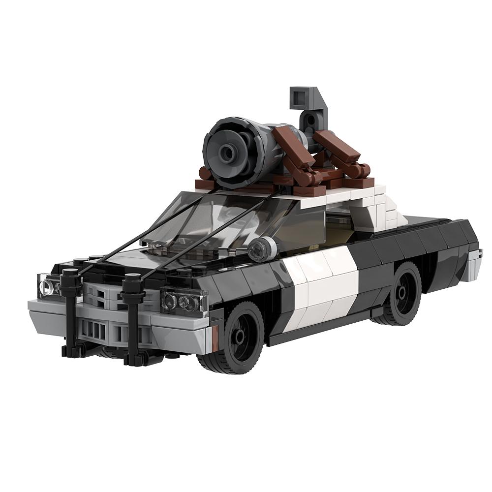 Gobricks MOC Пикап Блюзмобиль VБратья Блюзз Мини-суперкар Скорость Блюзмобили Автомобиль Строительный блок Модель Игрушка Подарок