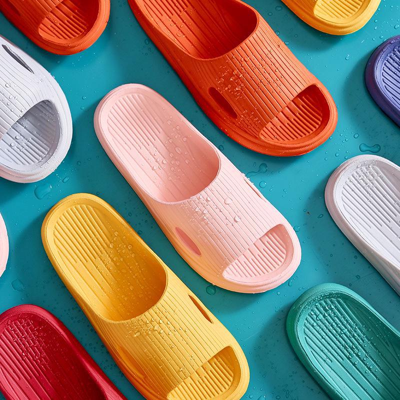 Мужские и женские летние нескользящие сандалии и тапочки для дома и ванной комнаты