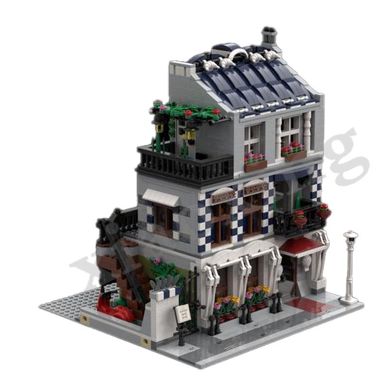 Paris Restaurant Adult Wine Tasting Building Block Series Suitable Toys for Kids Christmas Gifts