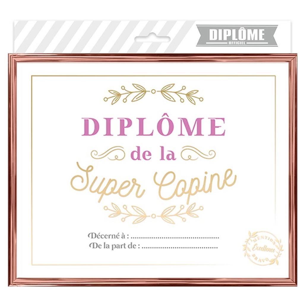 Les Trésors De Lily [A3450] - Рамка для диплома «Супер Копайн», разноцветная, 25х20 см.