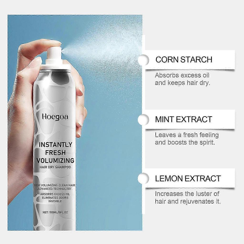 Leave-In Dry Hair Spray Cleans Hair Fluffy, Refreshing, Light, Supple And Hydrating Hair Spray
